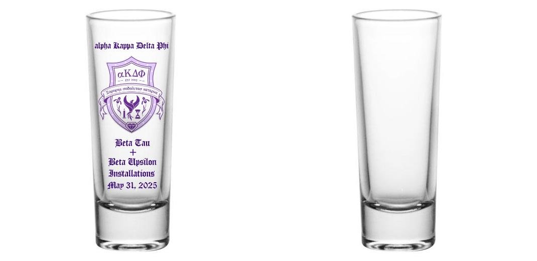 2oz Custom BarConic® Tall Shot Glasses - Clear