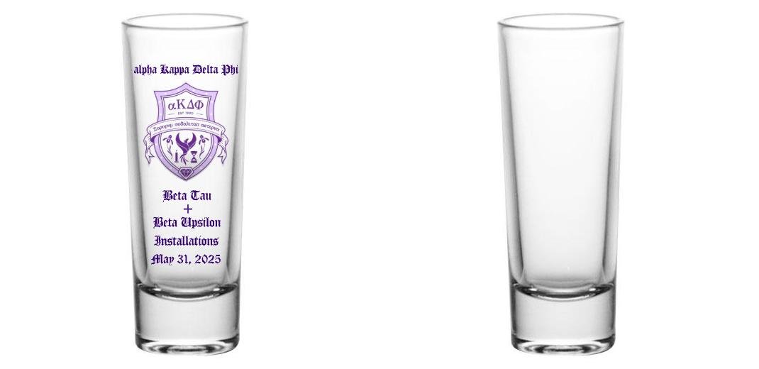 2oz Custom BarConic® Tall Shot Glasses - Clear