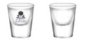 Customized BarConic® 1 ounce Thick Base Clear Shot Glass