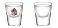 Customized BarConic® 1 ounce Thick Base Clear Shot Glass
