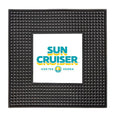 Custom Rubber Service Mat with Square Imprint Area - 12" x 12"