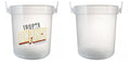 32 oz Plastic Rum Buckets with Custom Sticker