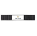 Custom Rubber Bar Mat with Rectangle Imprint Area - 22.75L" x 3.4"W