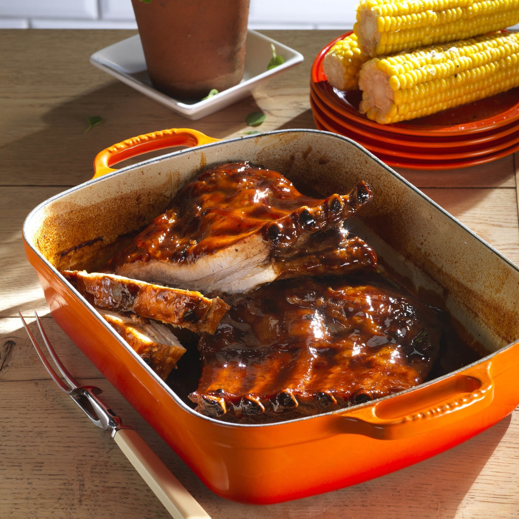 Cast Iron Rectangular Roaster | Volcanic | 33cm