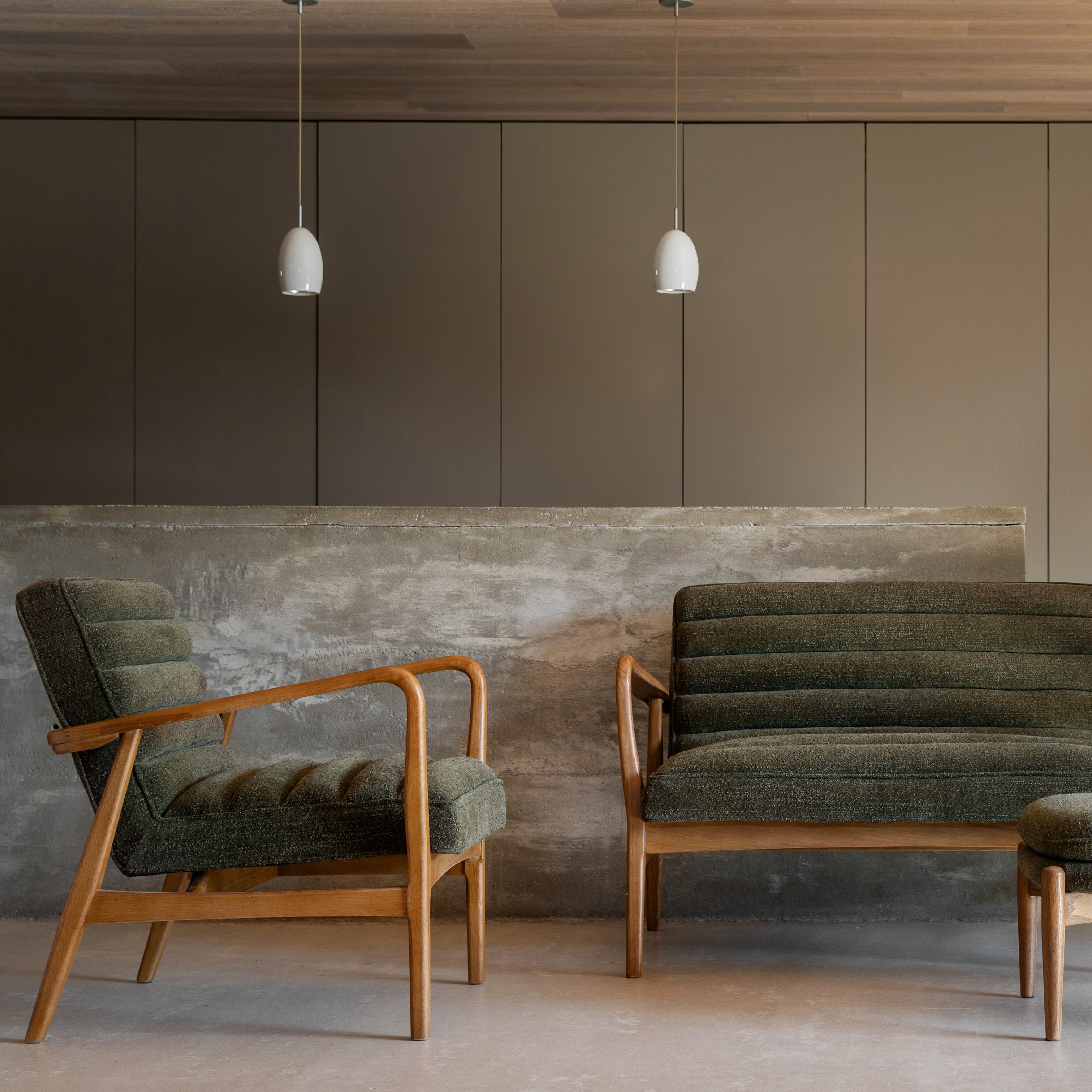 Datsun Boucle Armchair | Green