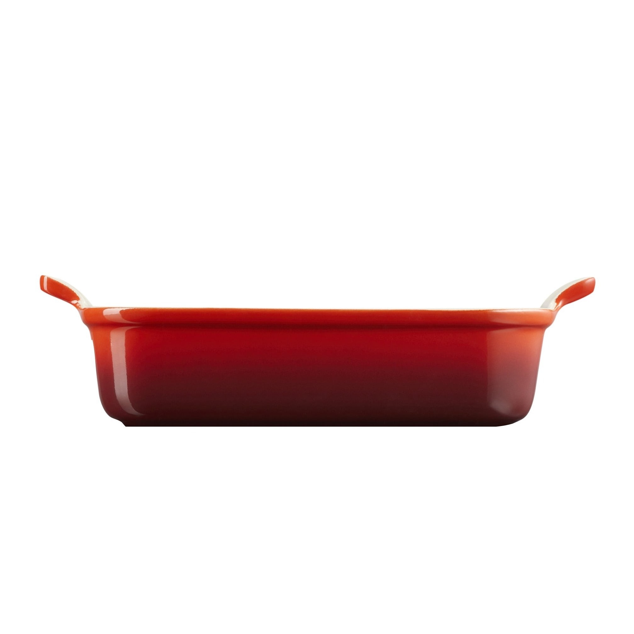 Deep Rectangular Heritage Dish | Stoneware | Cerise | 26cm
