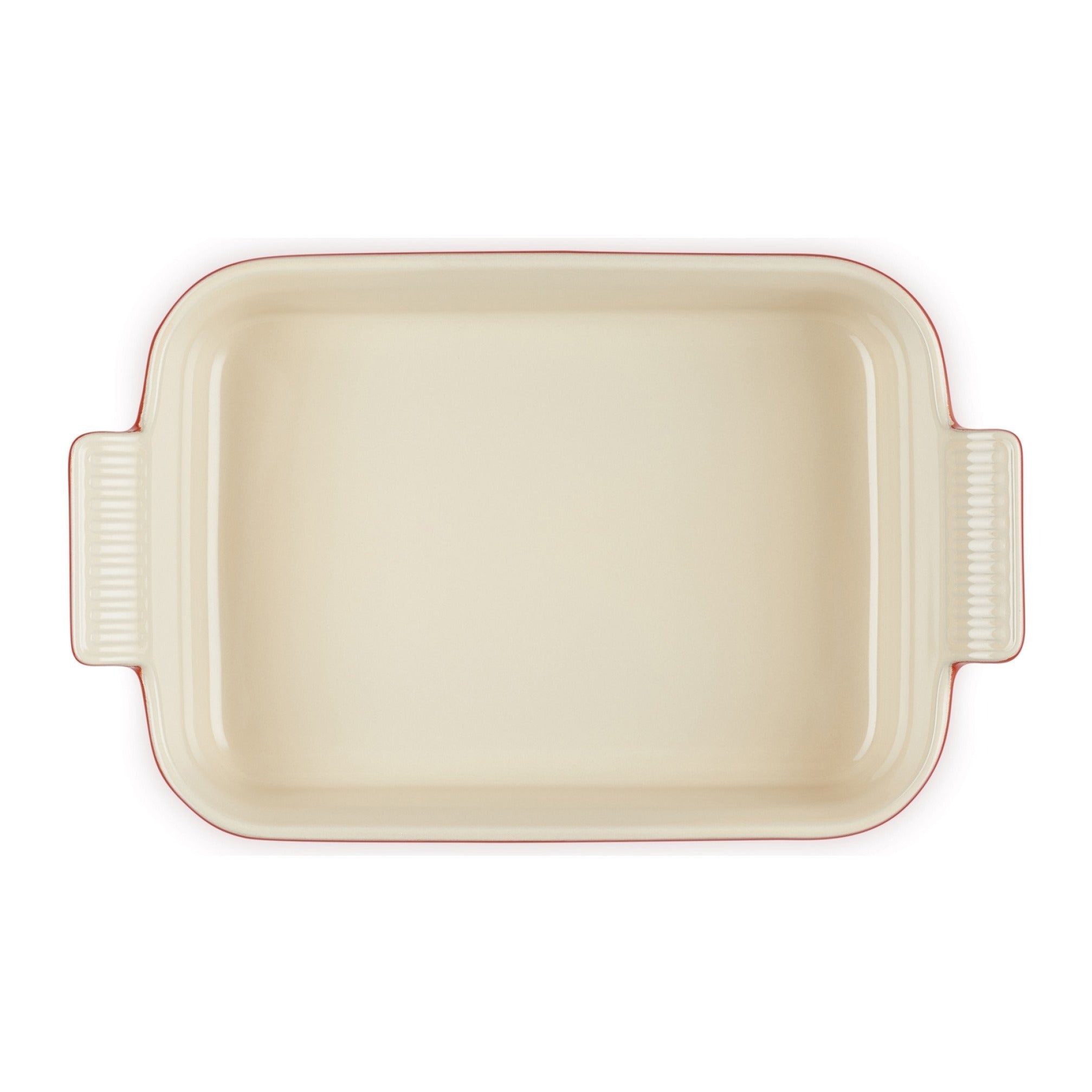 Deep Rectangular Heritage Dish | Stoneware | Cerise | 26cm