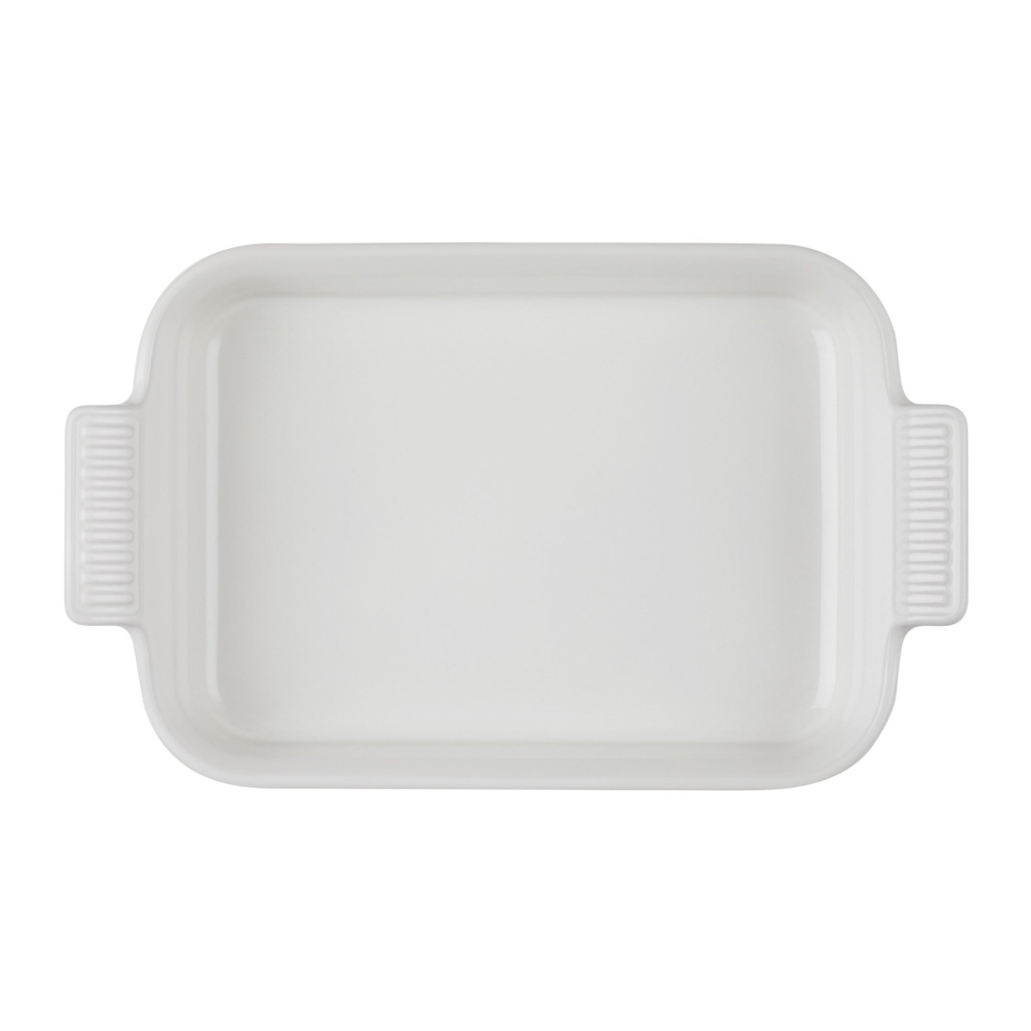 Deep Rectangular Heritage Dish | Stoneware | Meringue | 26cm