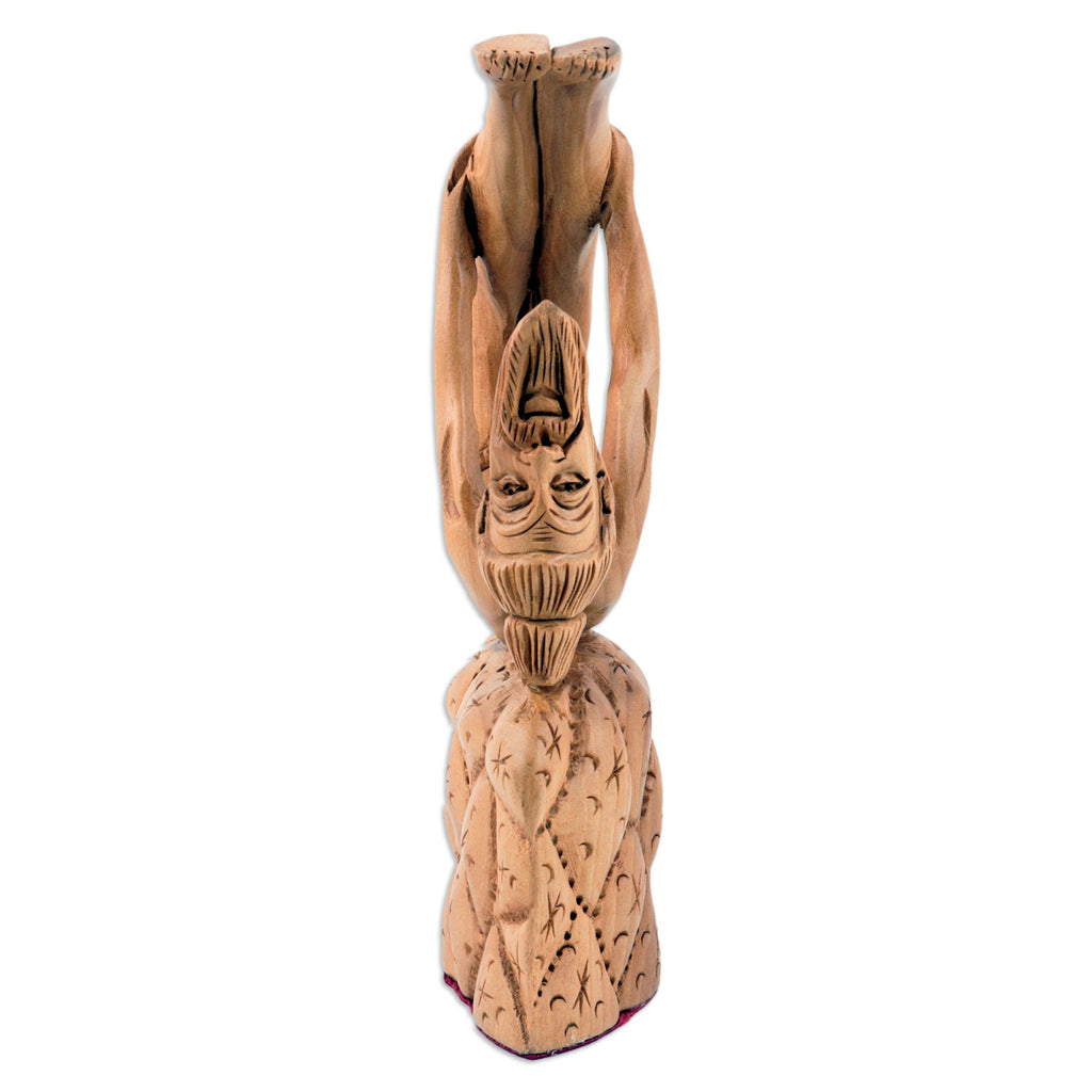 Artisan Crafted Yogi Sculpture - Dhanurashana
