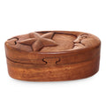 Wood Moon and Star Puzzle Box - Sweet Night