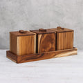 Teak Wood Decorative Boxes from Thailand (Set of 3) - Teak Treasure