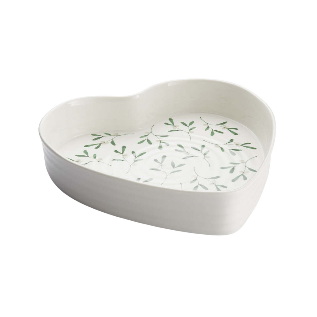 Mistletoe Heart Baking Dish | 27cm